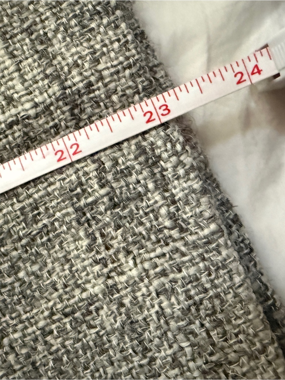 J.Crew Gray Tweed Wool Pencil Skirt Petite 2 Career - Picture 6 of 6